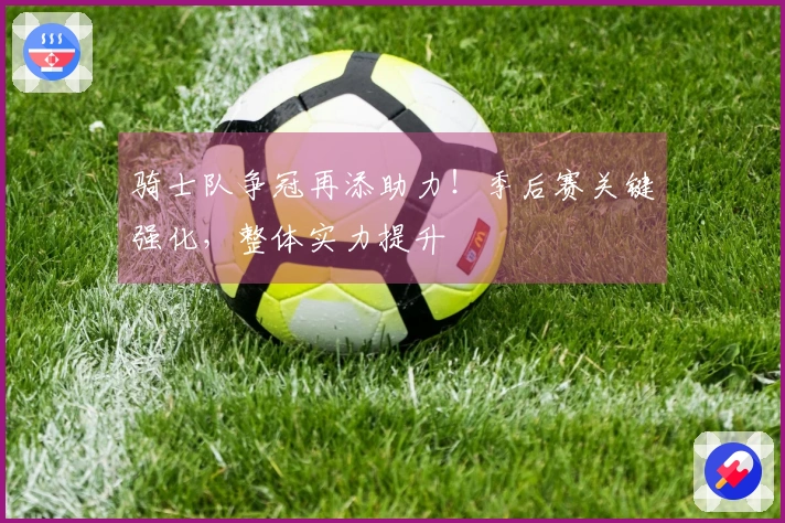 骑士队争冠再添助力！季后赛关键强化，整体实力提升